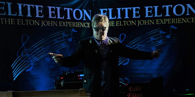 Elite Elton is an Elton John Tribute Act and Lookalike