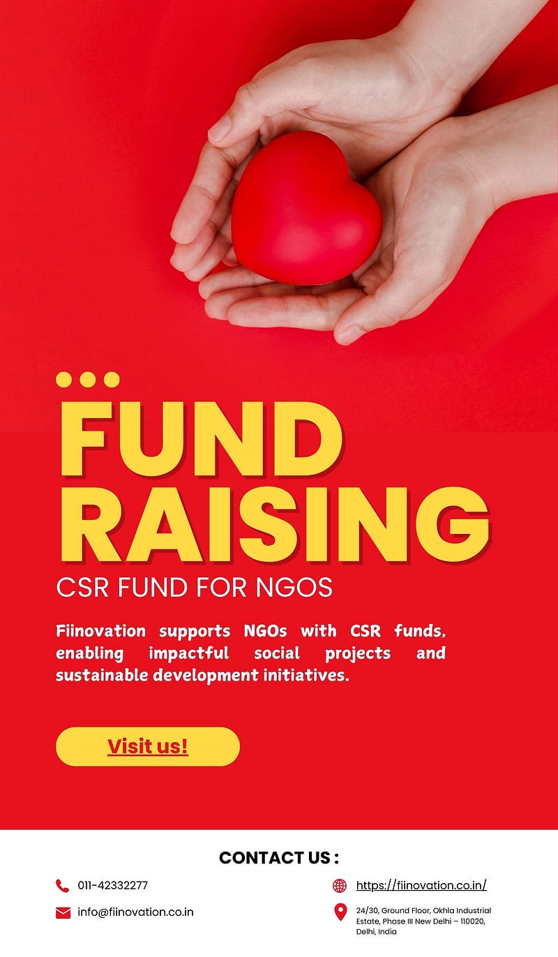 Fiinovation NGO Funding Company — CSR Funds For NGO