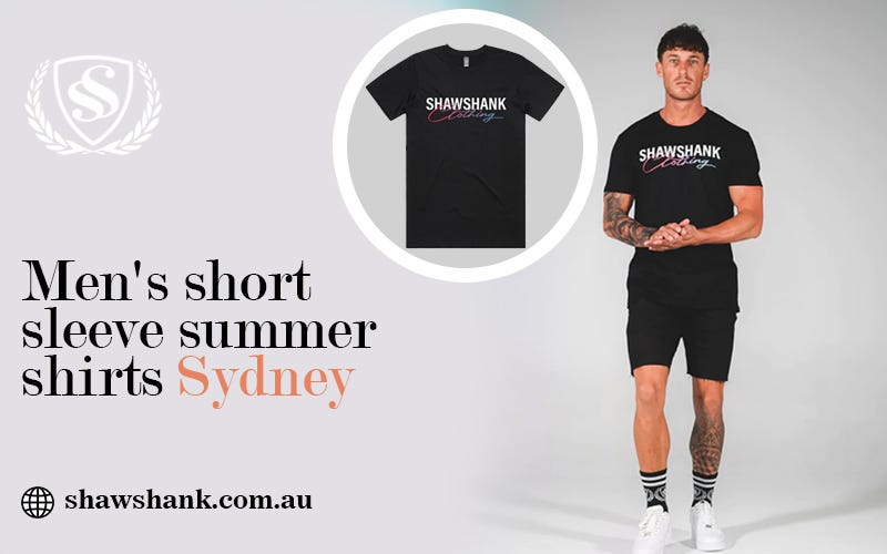 Men’s short sleeve summer shirts Sydney