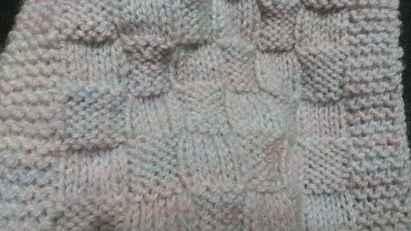 Simple Squares Scarf Craftily Creative Medium