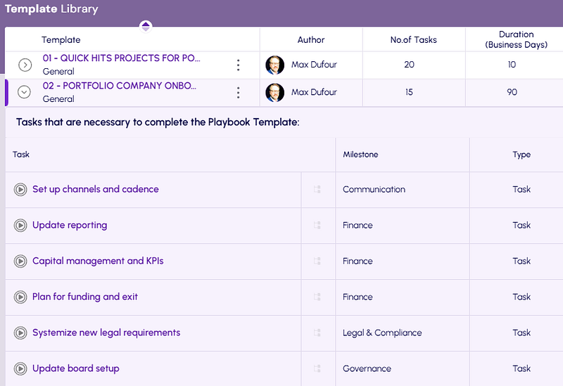 SmartPlaybooks library example