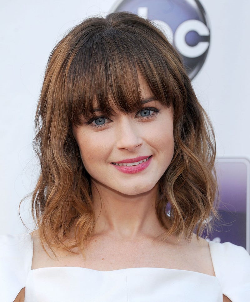 Wispy Bangs suit different face shapes.