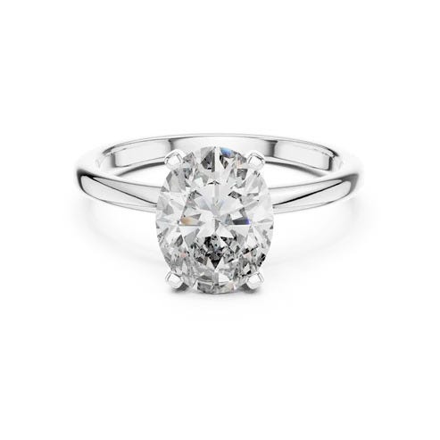 oval moissanite engagement rings