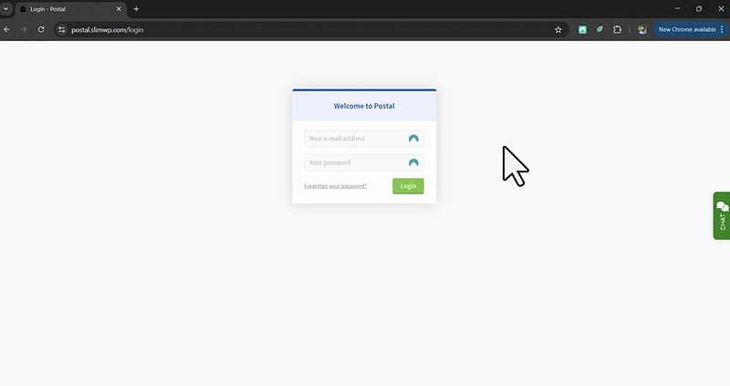 postal smtp interface