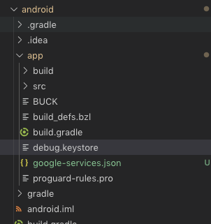 android using generate keytool keystore with apps Login React Google in (Android) Native Integrate Firebase