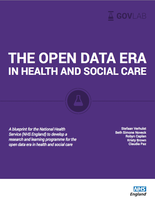 The Open Data Era In Health And Social Care