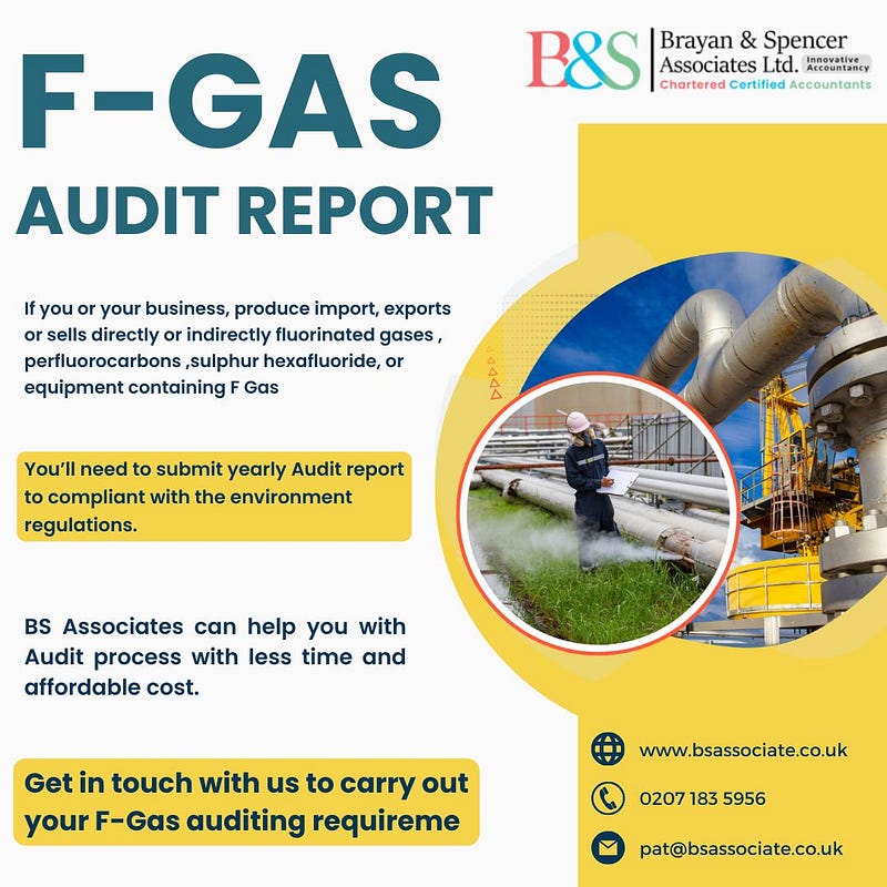 F-Gas Auditors to Protect Your Business & the Planet in London