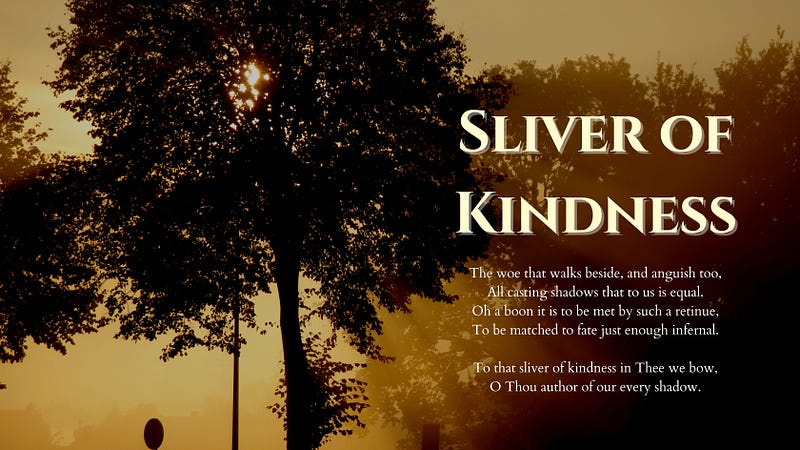 Sliver of Kindness