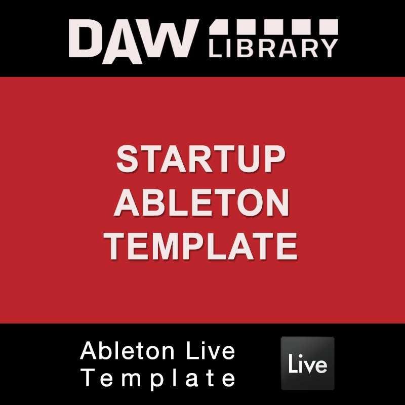 Free Ableton template — Startup