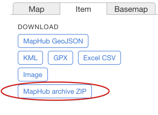 MapHub archive ZIP