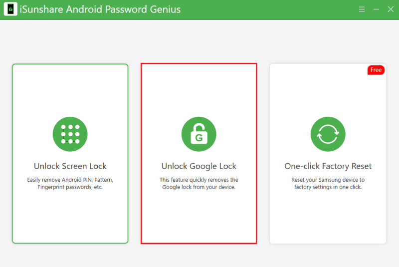 Unlock Google Lock