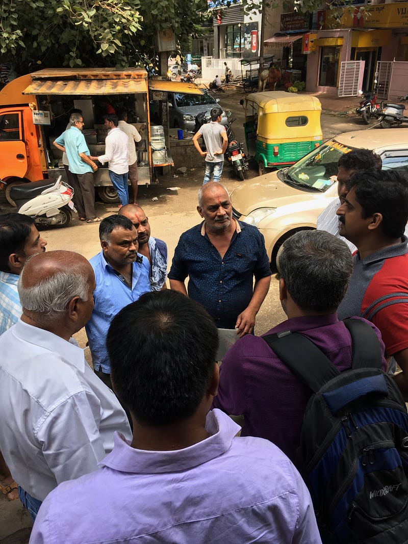 Residents and Vendors discussing possibilities