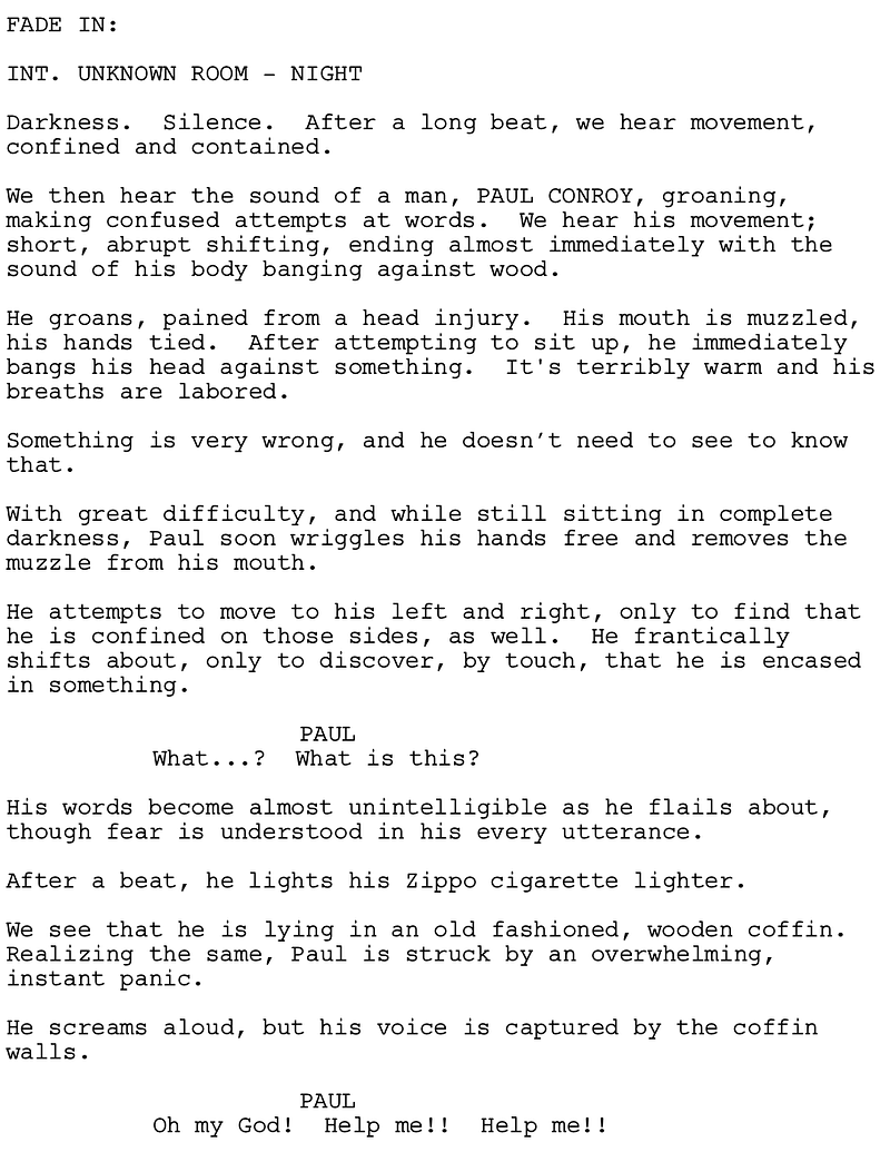 Page One: ‘Buried’ (2010)