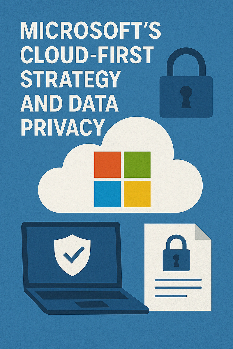 Microsoft's Cloud-First Strategy and Data Privacy
