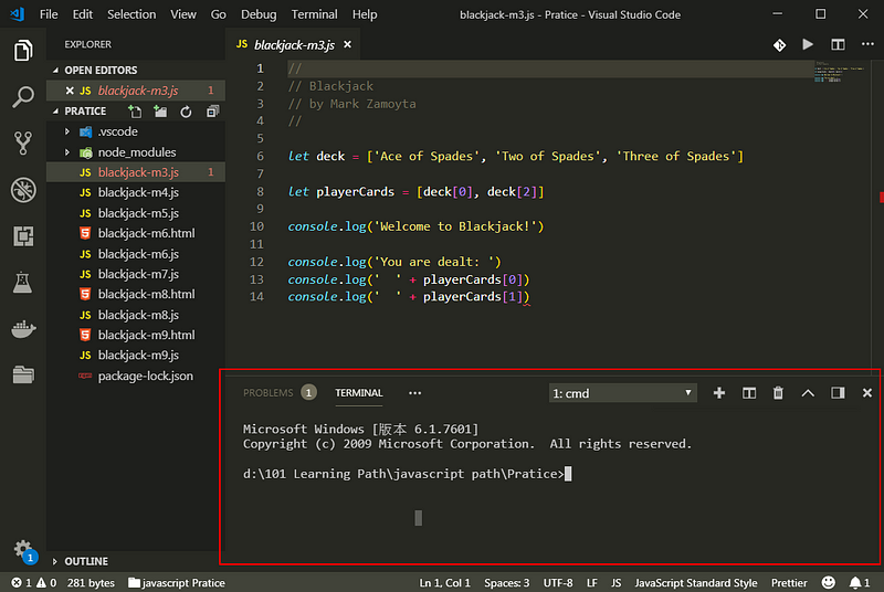1. Integrated Terminal in Visual Studio Code