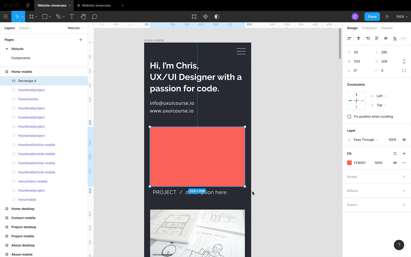 Gif animation in prototyping
