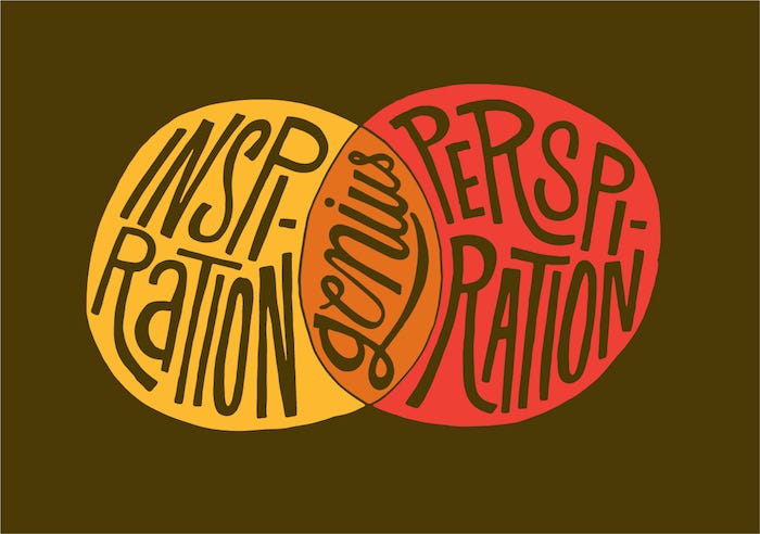 Writing and the Creative Life: Perspiration and Inspiration