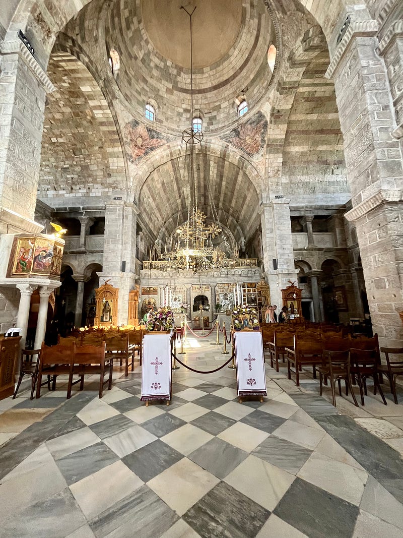 Church of 100 Doors in Paros