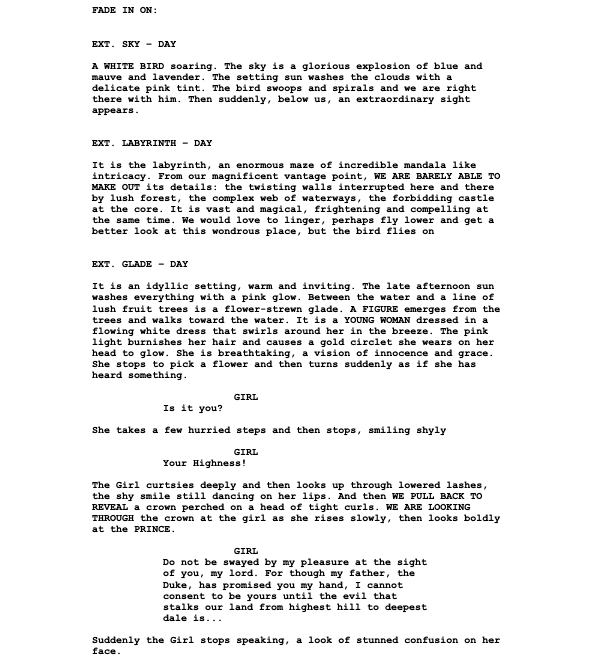 Page One: “Labyrinth” (1986)
