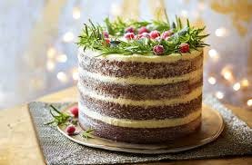 Beautiful layered Cake for Xmas Party celebration