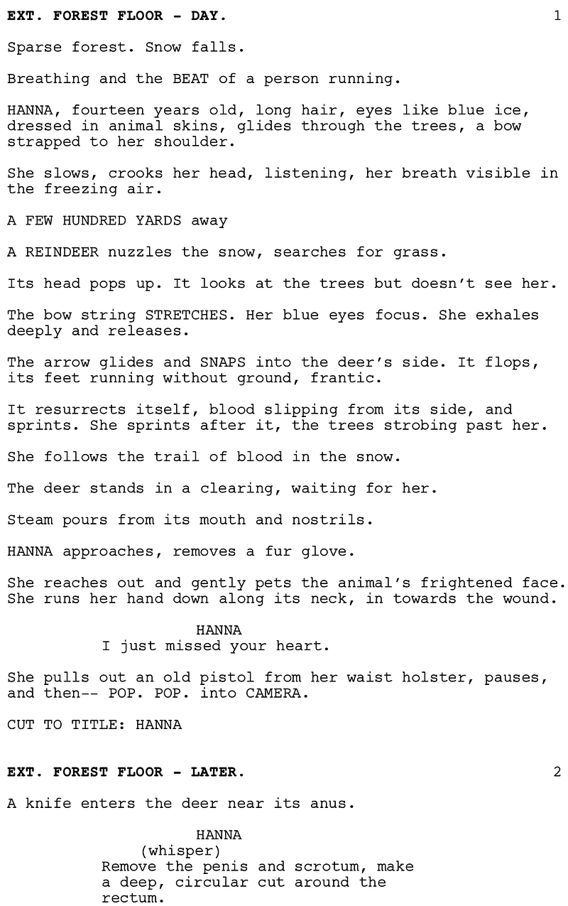 Page One: “Hanna” (2011)