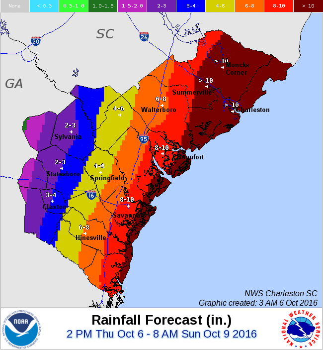 Hurricane Watch In Effect – Charleston Weather – Medium