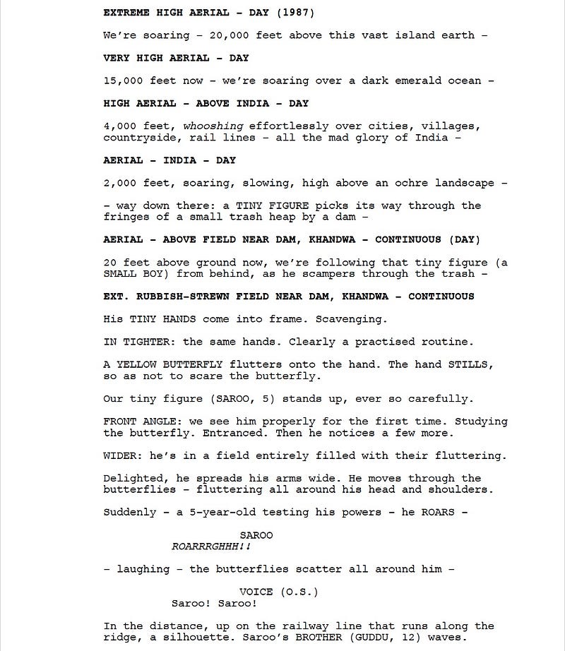 Page One: “Lion” (2016)