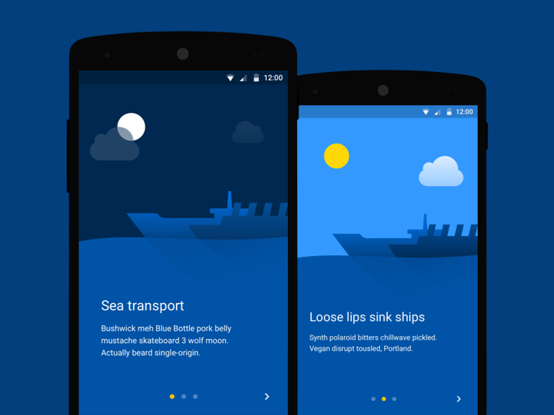 Onboarding inspiration for mobile apps – Muzli -Design Inspiration