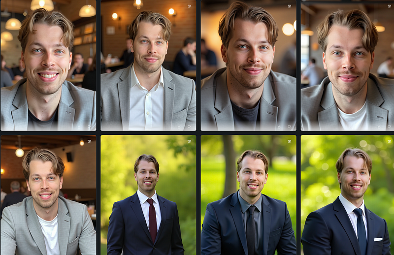 more ai headshots