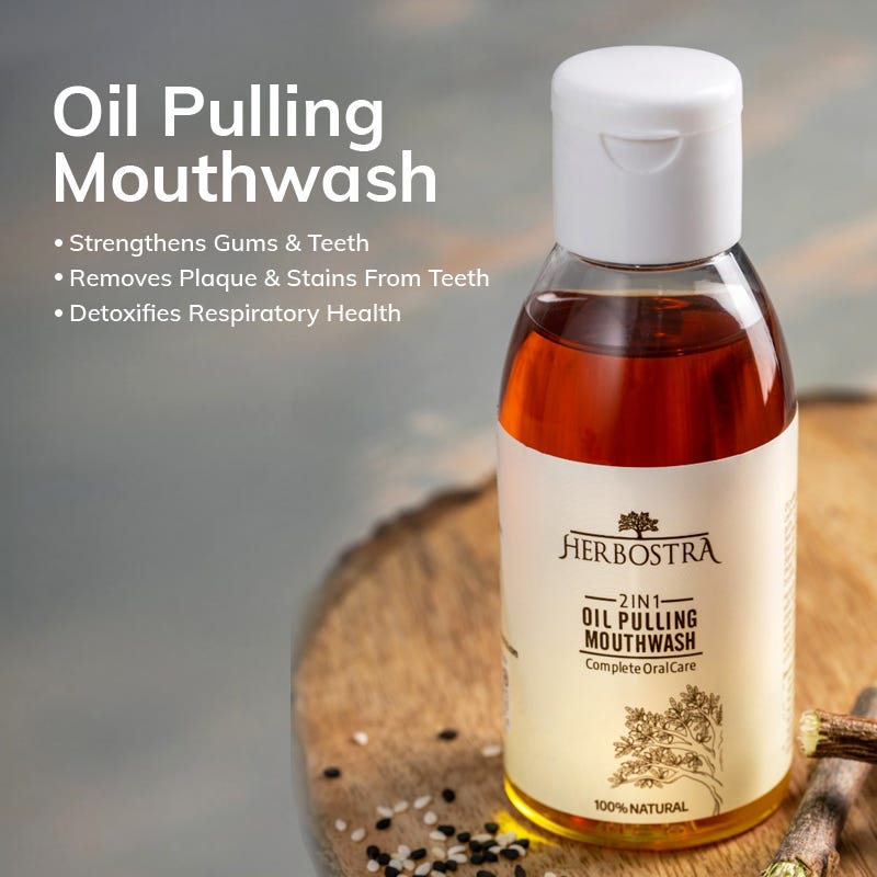 oil pulling mouthwash