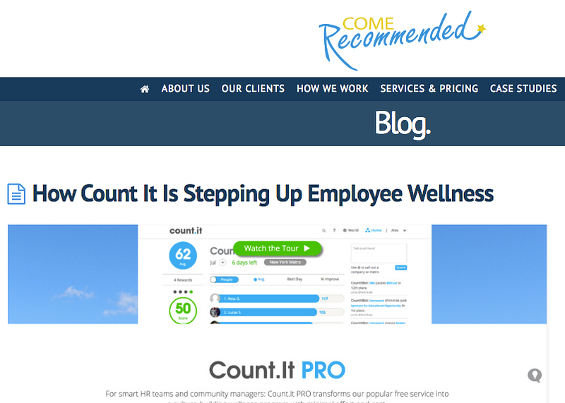 Count.It Comes Recommended!