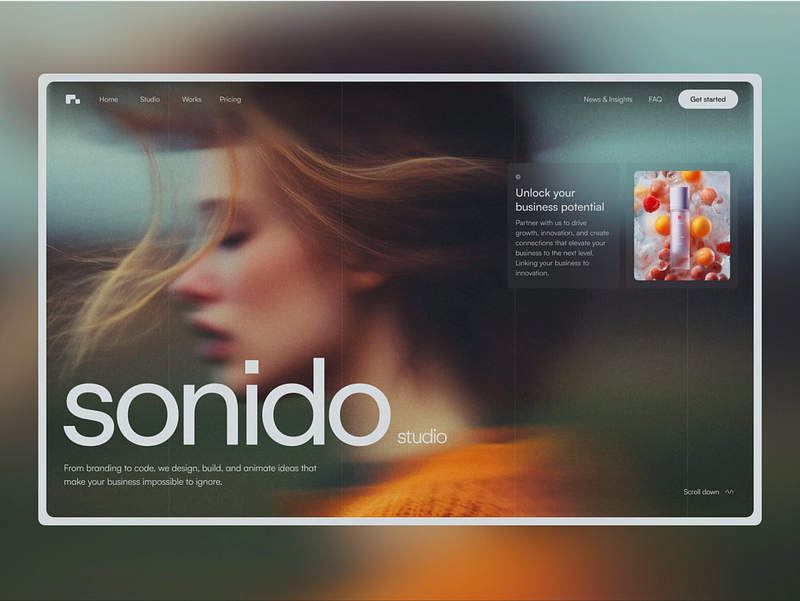 Sonido — For Creative Portfolios & Agencies Framer template