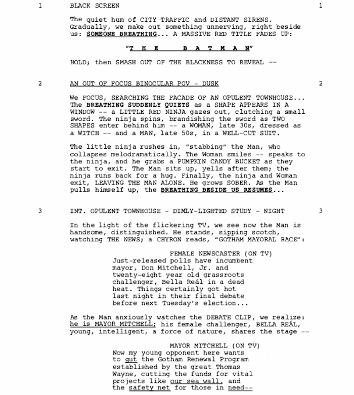 Page One: “The Batman” (2022)