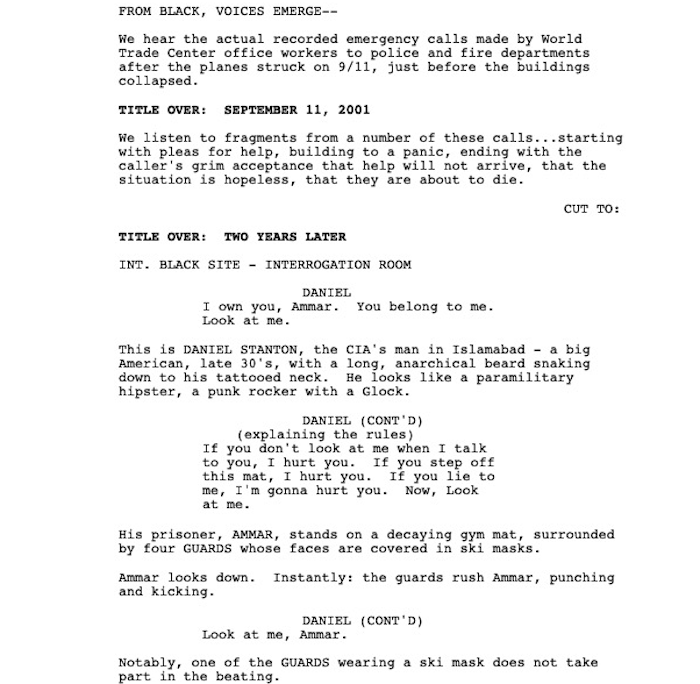 Page One: “Zero Dark Thirty” (2012)