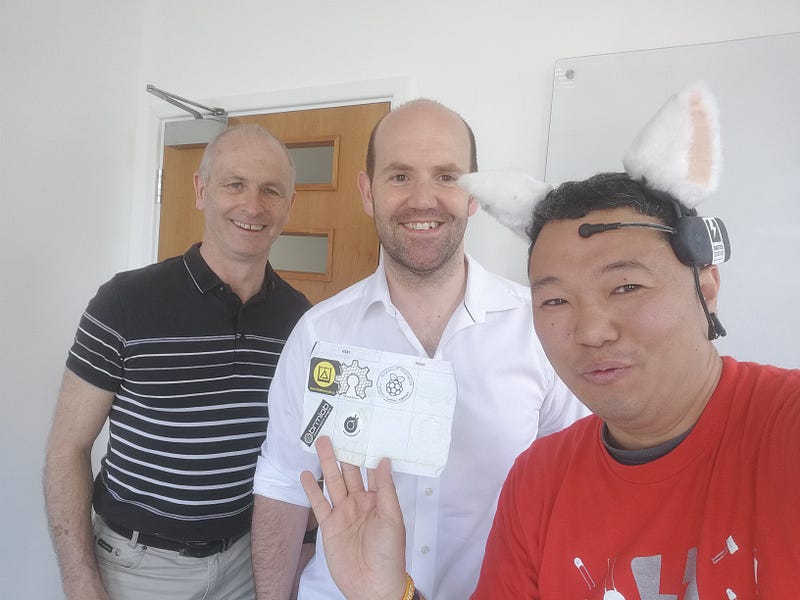 Raspberry Pi Foundation, Even Upton & Mike Buffam, I got stamp on My
Makerspace
Passport!