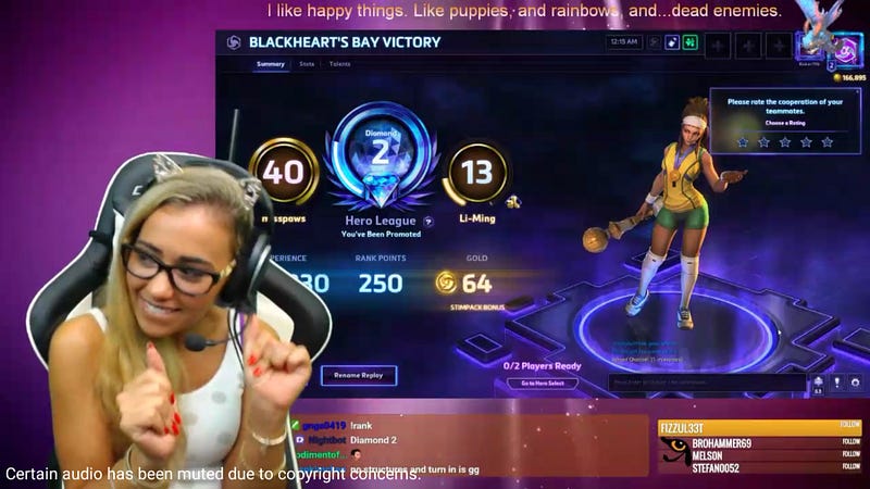 Me streaming Heroes of the Storm on twitch.tv years ago