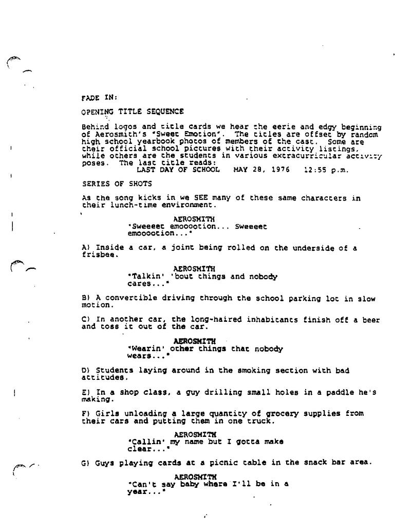 Page One: “Dazed and Confused” (1993)