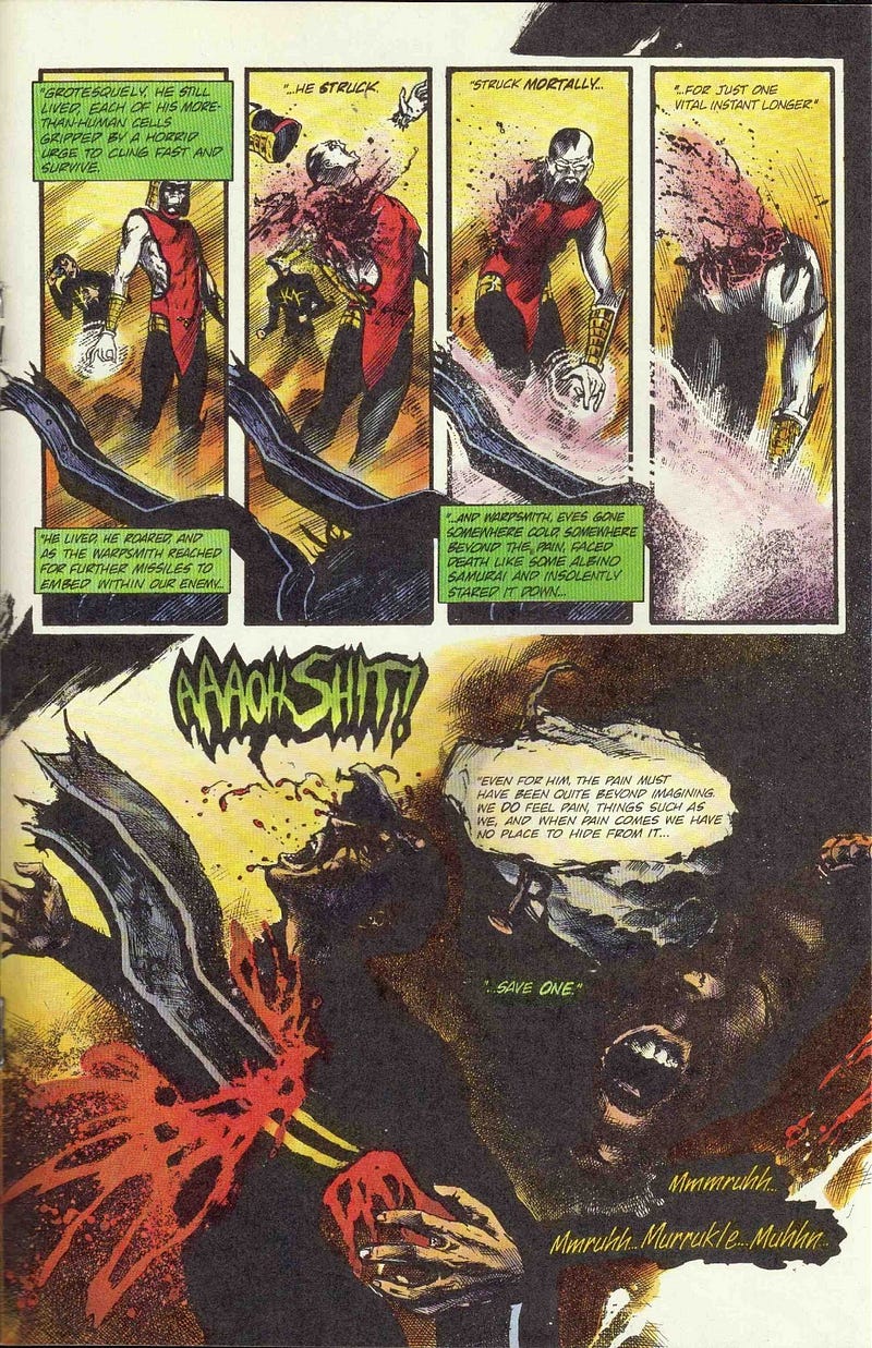 Page from Miracleman # 15 by Alan Moore and John Totleben