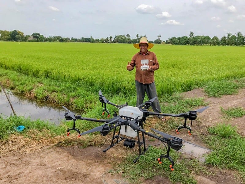 Mapping agricultural drones: safeguarding and producing crops