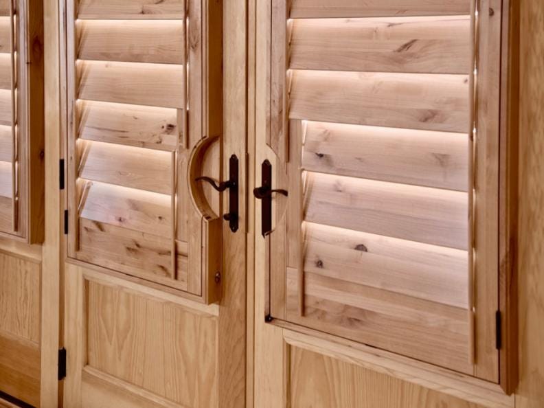 Double Door Plantation Shutters for French Doors