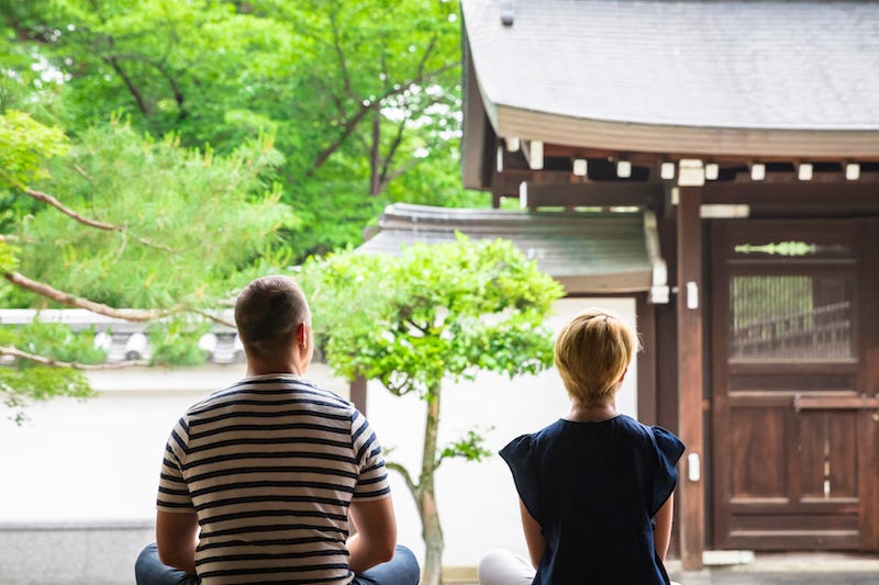 Two travelers to Japan find authenticity at a Zen Buddism temple