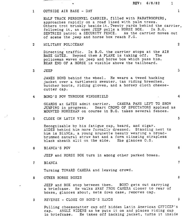 Page One: “Octopussy” (1983)