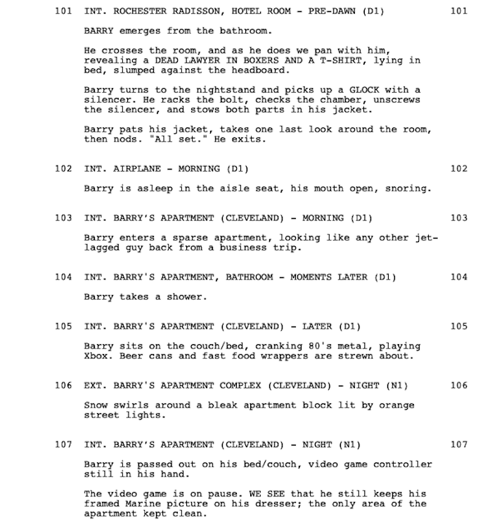 Page One: “Barry”