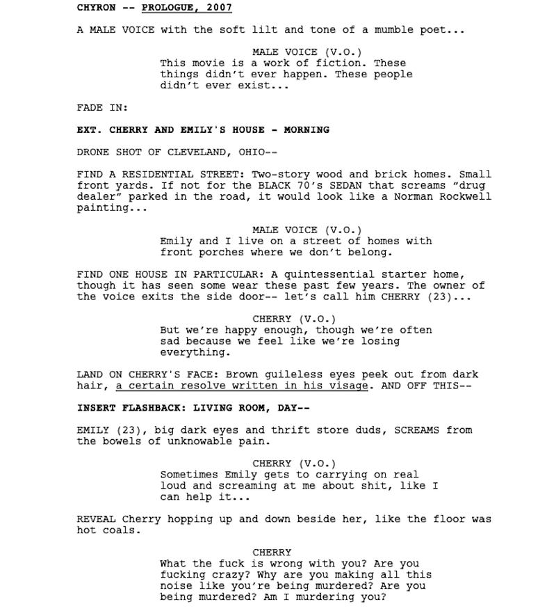 Page One: “Cherry” (2021)