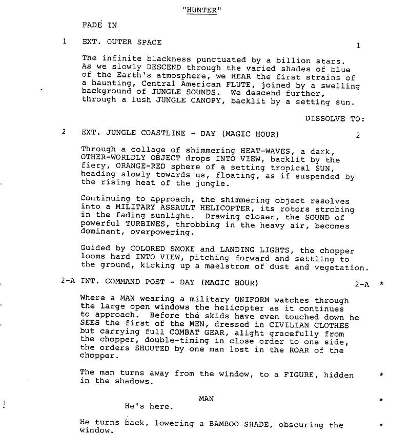 Page One: “The Predator” (2018)