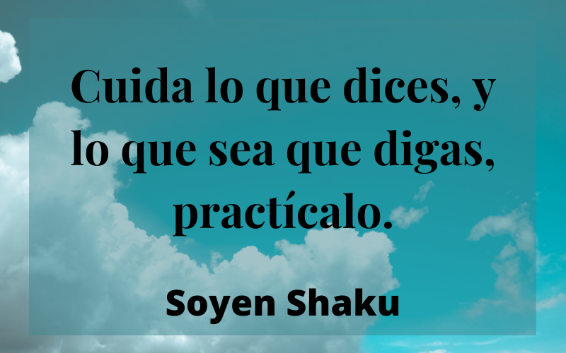 Frases  de Verdades — Soyen Shaku