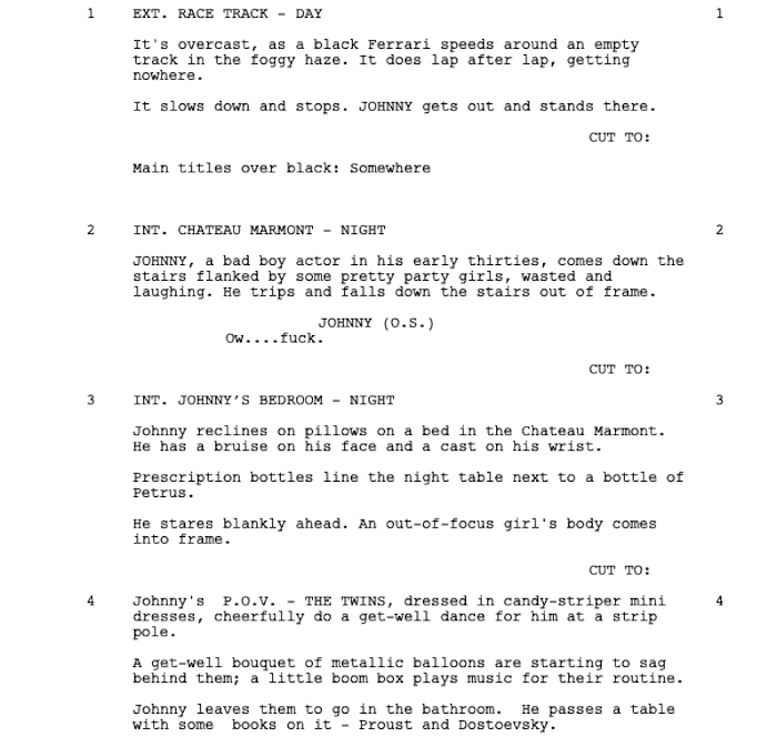 Page One: “Somewhere” (2010)