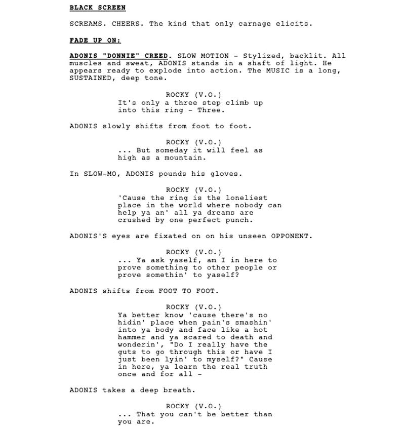 Page One: “Creed II” (2018)