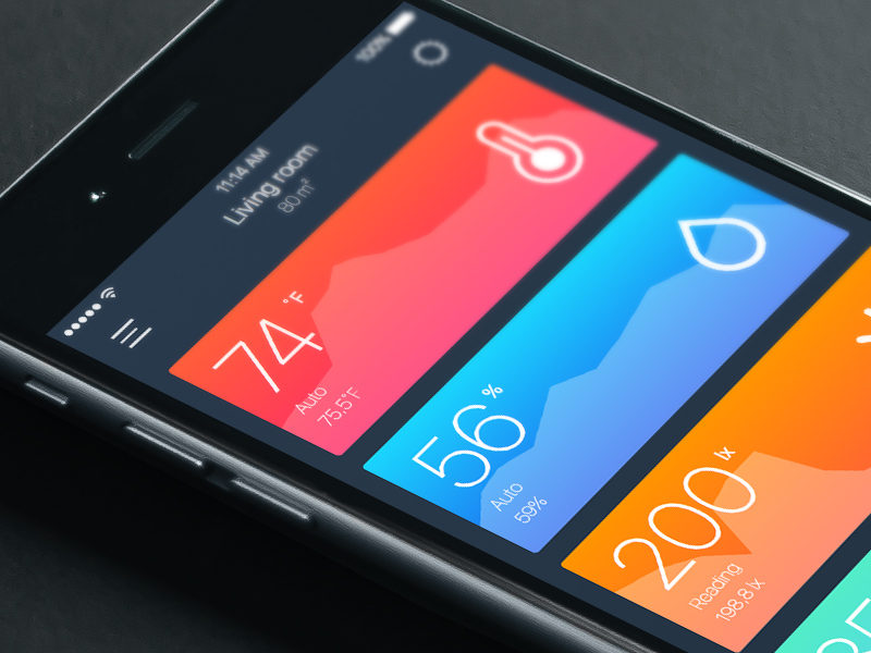 30 Inspiring examples of smart home app – Muzli -Design Inspiration