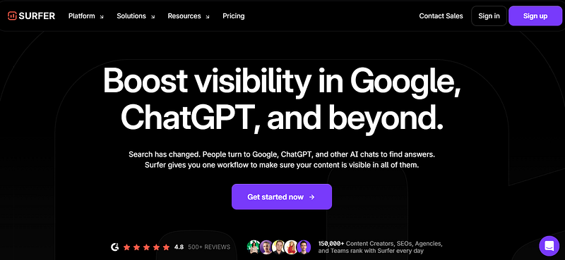 surfer seo visibility tools